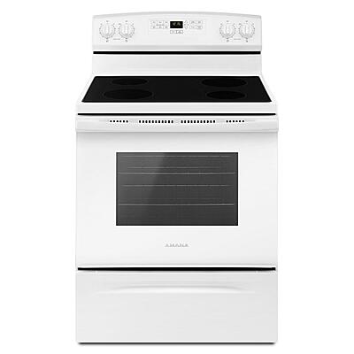 Amana® AER6303MF 30" Electric Range with Extra-Large Oven Window