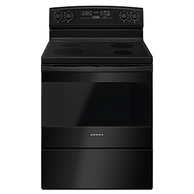Amana® AER6603S 30" Electric Range with Extra-Large Oven Window
