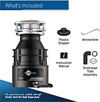 InSinkErator Badger 5XL Continuous Feed 1/2-HP Septic Safe Non-corded Garbage Disposal InSinkErator Badger 5XL Continuous Feed 1/2-HP Septic Safe Non-corded Garbage Disposal