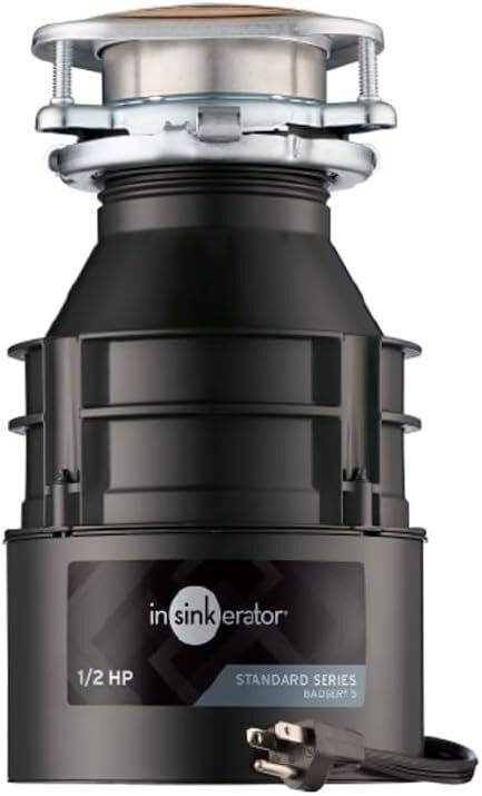 InSinkErator Badger 5XL Continuous Feed 1/2-HP Septic Safe Non-corded Garbage Disposal InSinkErator Badger 5XL Continuous Feed 1/2-HP Septic Safe Non-corded Garbage Disposal