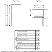 GE® GDE21EYKFS ENERGY STAR® 21.0 Cu. Ft. Bottom-Freezer Refrigerator GE® GDE21EYKFS ENERGY STAR® 21.0 Cu. Ft. Bottom-Freezer Refrigerator
