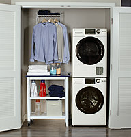 GE® GFW148SSMWW ENERGY STAR® 24" 2.4 Cu. Ft. Front Load Washer with Steam GE® GFW148SSMWW ENERGY STAR® 24" 2.4 Cu. Ft. Front Load Washer with Steam