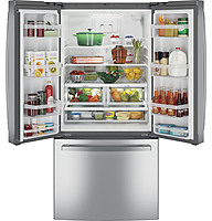 GE® GNE25JYKFS ENERGY STAR® 24.7 Cu. Ft. French-Door Refrigerator GE® GNE25JYKFS ENERGY STAR® 24.7 Cu. Ft. French-Door Refrigerator