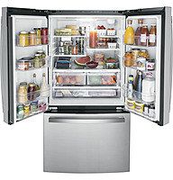 GE® GNE27JYMFS ENERGY STAR® 27.0 Cu. Ft. Fingerprint Resistant French-Door Refrigerator GE® GNE27JYMFS ENERGY STAR® 27.0 Cu. Ft. Fingerprint Resistant French-Door Refrigerator