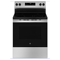 GE® 30" Free-Standing Smooth Top Electric Range