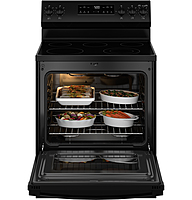 GE® GRF500PVBB 30" Free-Standing Electric Range with Crisp Mode GE® GRF500PVBB 30" Free-Standing Electric Range with Crisp Mode
