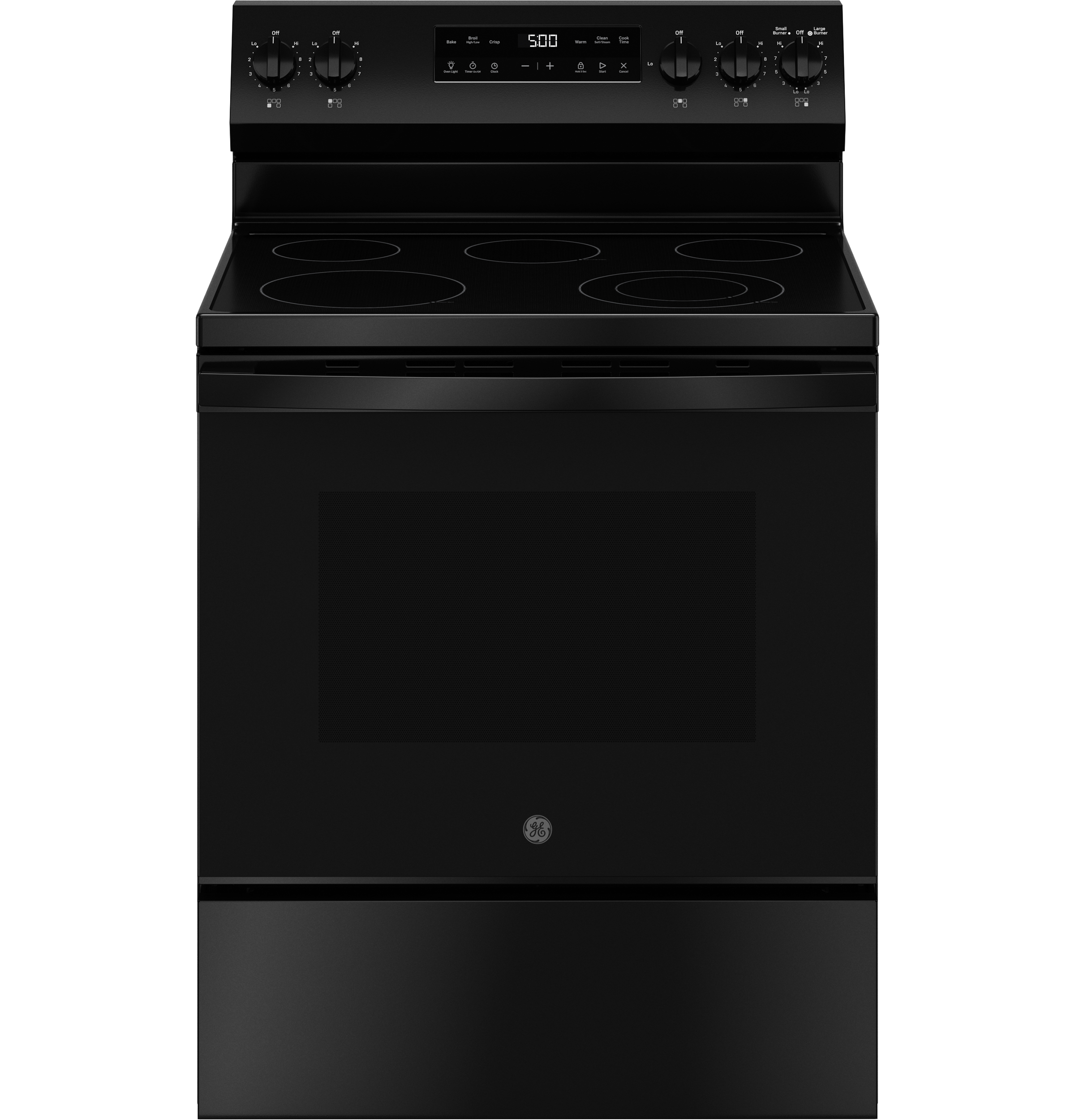 GE® GRF500PVWW 30" Free-Standing Electric Range with Crisp Mode GE® GRF500PVWW 30" Free-Standing Electric Range with Crisp Mode