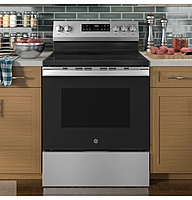 GE® GRF500PVSS 30" Free-Standing Electric Range with Crisp Mode GE® GRF500PVSS 30" Free-Standing Electric Range with Crisp Mode