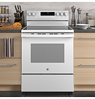 GE® GRF500PV 30" Free-Standing Electric Range with Crisp Mode GE® GRF500PV 30" Free-Standing Electric Range with Crisp Mode