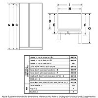 GE® GSS23GYPFS 23.0 Cu. Ft. Side-By-Side Refrigerator GE® GSS23GYPFS 23.0 Cu. Ft. Side-By-Side Refrigerator