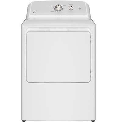 GE® GTD38EASWWS 7.2 cu. ft. Capacity Electric Dryer with Up To 120 ft. Venting​ and Reversible Door​