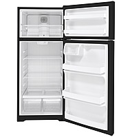 GE® GTE18DTNRBB ENERGY STAR® 17.5 Cu. Ft. Top-Freezer Refrigerator