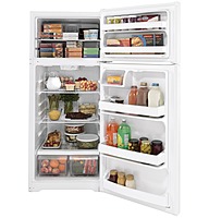 GE® GTE18DTNRWW ENERGY STAR® 17.5 Cu. Ft. Top-Freezer Refrigerator GE® GTE18DTNRWW ENERGY STAR® 17.5 Cu. Ft. Top-Freezer Refrigerator
