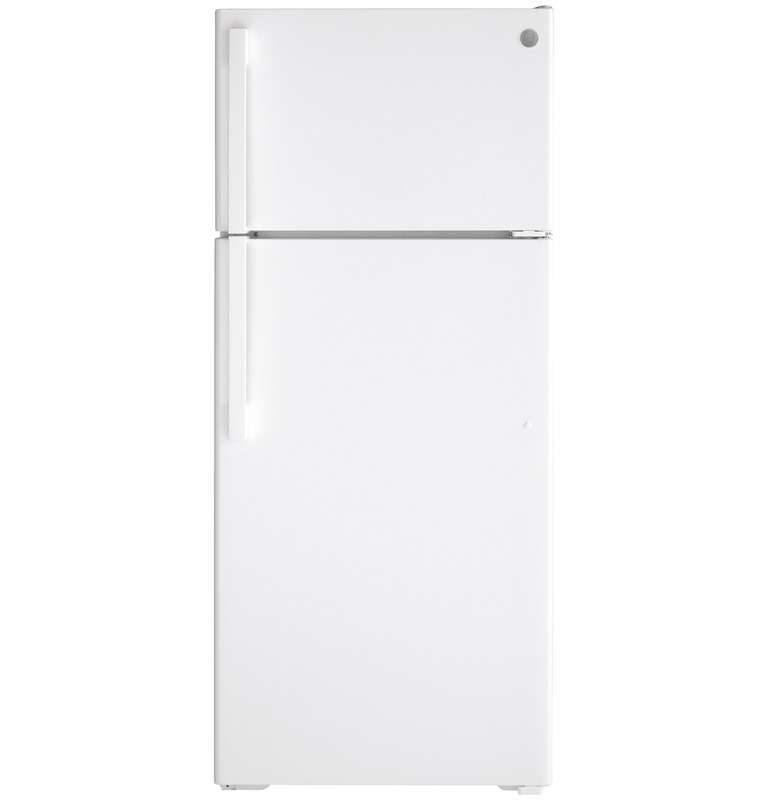 GE® GTE18DTNRWW ENERGY STAR® 17.5 Cu. Ft. Top-Freezer Refrigerator GE® GTE18DTNRWW ENERGY STAR® 17.5 Cu. Ft. Top-Freezer Refrigerator