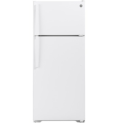 GE® GTE18GTNRWW ENERGY STAR® 17.5 Cu. Ft. Top-Freezer Refrigerator