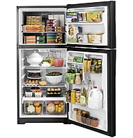 GE® GTE19DTNRBB ENERGY STAR® 19.2 Cu. Ft. Top-Freezer Refrigerator GE® GTE19DTNRBB ENERGY STAR® 19.2 Cu. Ft. Top-Freezer Refrigerator