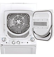 GE® GUD24ESSMWW Unitized Spacemaker® 2.3 cu. ft. Capacity Washer with Stainless Steel Basket and 4.4 cu. ft. Capacity Electric Dryer GE® GUD24ESSMWW Unitized Spacemaker® 2.3 cu. ft. Capacity Washer with Stainless Steel Basket and 4.4 cu. ft. Capacity Electric Dryer