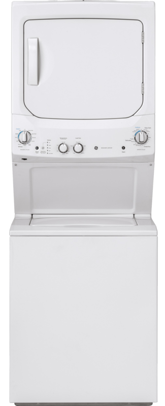 GE® GUD27ESSMWW Unitized Spacemaker® 3.8 cu. ft. Washer and 5.9 cu. ft. Electric Dryer GE® GUD27ESSMWW Unitized Spacemaker® 3.8 cu. ft. Washer and 5.9 cu. ft. Electric Dryer