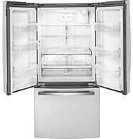GE® GWE19J ENERGY STAR® 18.6 Cu. Ft. Counter-Depth French-Door Refrigerator GE® GWE19J ENERGY STAR® 18.6 Cu. Ft. Counter-Depth French-Door Refrigerator