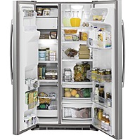 GE® GZS22D 21.9 Cu. Ft. Counter-Depth Side-By-Side Refrigerator GE® GZS22D 21.9 Cu. Ft. Counter-Depth Side-By-Side Refrigerator