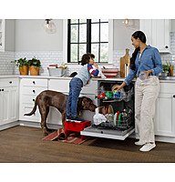 Hotpoint® HDF310PGRWW One Button Dishwasher with Plastic Interior Hotpoint® HDF310PGRWW One Button Dishwasher with Plastic Interior