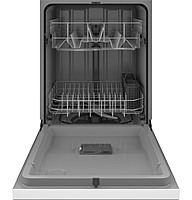 Hotpoint® HDF310PGR One Button Dishwasher with Plastic Interior Hotpoint® HDF310PGR One Button Dishwasher with Plastic Interior