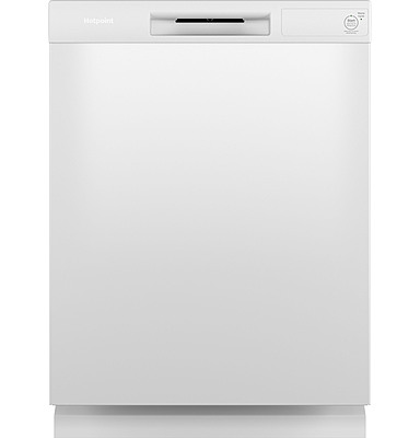 Hotpoint® HDF310PGR One Button Dishwasher with Plastic Interior