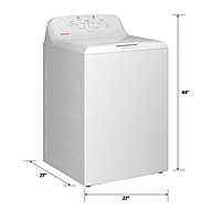 Hotpoint® HTW265ASWWW 4.0 cu. ft. Capacity Washer with Stainless Steel Basket Hotpoint® HTW265ASWWW 4.0 cu. ft. Capacity Washer with Stainless Steel Basket