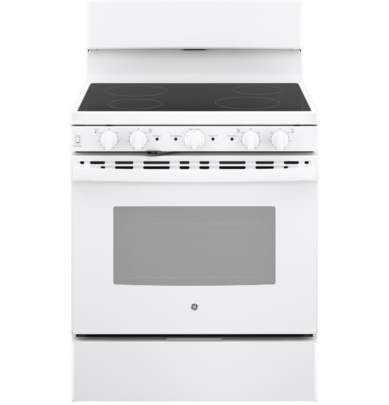 GE® JB480DTBB 30” Free-standing Electric Radiant Smooth Cooktop Range GE® JB480DTBB 30” Free-standing Electric Radiant Smooth Cooktop Range