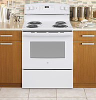 GE® JBS360DMWW ENERGY STAR® 30" Free-Standing Electric Coil Burner Range GE® JBS360DMWW ENERGY STAR® 30" Free-Standing Electric Coil Burner Range