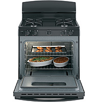 GE® JGBS10DEMBB 30" Free-Standing Front Control Gas Range GE® JGBS10DEMBB 30" Free-Standing Front Control Gas Range
