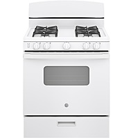 GE® JGBS10DEMWW 30" Free-Standing Front Control Gas Range GE® JGBS10DEMWW 30" Free-Standing Front Control Gas Range