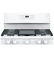 GE® JGBS66DEKWW 30" Free-Standing Gas Range