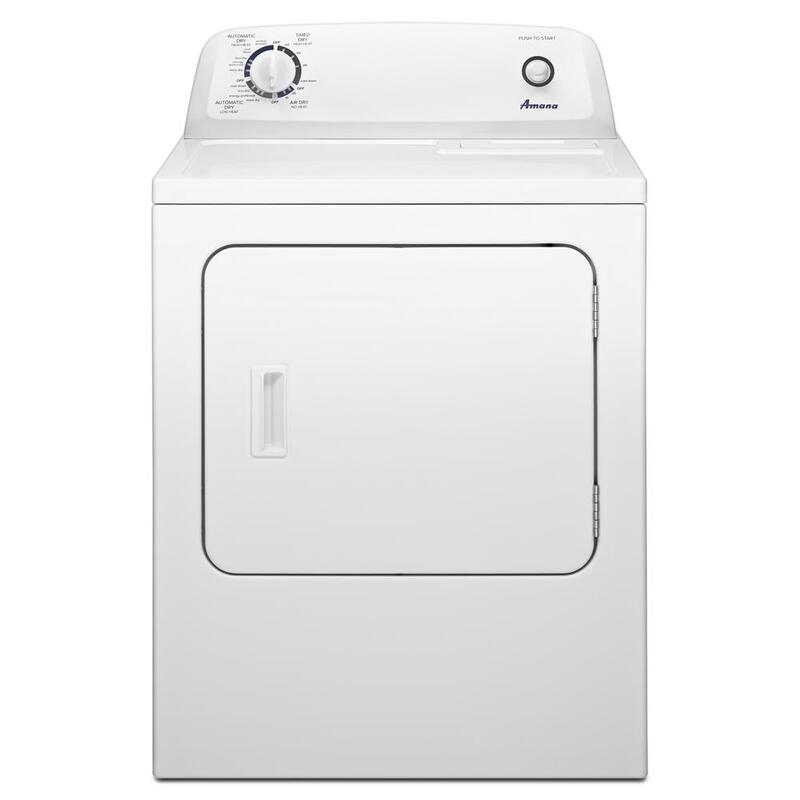 Amana® NED4655EW 6.5 cu. ft. Electric Dryer with Wrinkle Prevent Option Amana® NED4655EW 6.5 cu. ft. Electric Dryer with Wrinkle Prevent Option
