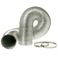 GE PM08X10085 Flexible Aluminum 8' Transition Duct GE PM08X10085 Flexible Aluminum 8' Transition Duct