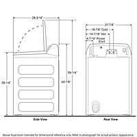 GE Profile™ PTW600BSRWS ENERGY STAR® 5.0 cu. ft. Capacity Washer GE Profile™ PTW600BSRWS ENERGY STAR® 5.0 cu. ft. Capacity Washer