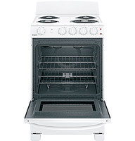 Hotpoint® RAS240DMWW ENERGY STAR® 24" Electric Free-Standing Front-Control Range Hotpoint® RAS240DMWW ENERGY STAR® 24" Electric Free-Standing Front-Control Range