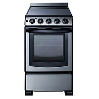 Summit REX2071SSRT 20" Wide Electric Smooth-Top Range Summit REX2071SSRT 20" Wide Electric Smooth-Top Range