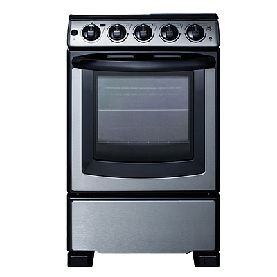Summit REX2071SSRT 20" Wide Electric Smooth-Top Range