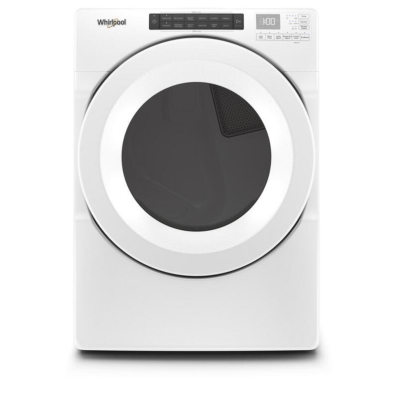 Whirlpool® WED5620HW 7.4 cu. ft. ENERGY STAR® Front Load Electric Dryer with Intuitive Touch Controls Whirlpool® WED5620HW 7.4 cu. ft. ENERGY STAR® Front Load Electric Dryer with Intuitive Touch Controls