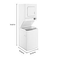 Whirlpool® WET4024HW 1.6 cu.ft Electric Stacked Laundry Center 9 Wash cycles and AutoDry™ Whirlpool® WET4024HW 1.6 cu.ft Electric Stacked Laundry Center 9 Wash cycles and AutoDry™