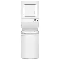 Whirlpool® WET4024HW 1.6 cu.ft Electric Stacked Laundry Center 9 Wash cycles and AutoDry™ Whirlpool® WET4024HW 1.6 cu.ft Electric Stacked Laundry Center 9 Wash cycles and AutoDry™