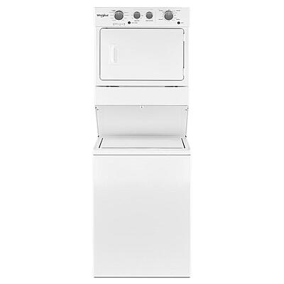 Whirlpool® WET4027HW 3.5 cu.ft Electric Stacked Laundry Center 9 Wash cycles and AutoDry™