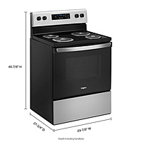 Whirlpool® WFC315S0JS 4.8 cu. ft. Electric Range with Keep Warm setting Whirlpool® WFC315S0JS 4.8 cu. ft. Electric Range with Keep Warm setting