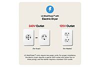 LG® WKHC152HWA Compact Single Unit LG WashTower™ LG® WKHC152HWA Compact Single Unit LG WashTower™