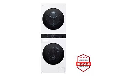 LG® WKHC152HWA Compact Single Unit LG WashTower™