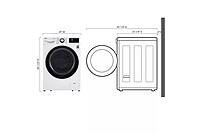 LG® WM1455HWA 2.4 cu. ft. Compact Capacity Front Load Washer in White LG® WM1455HWA 2.4 cu. ft. Compact Capacity Front Load Washer in White