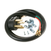 GE WX09X10035 Universal 4' 40amp 4 Wire Range Cord GE WX09X10035 Universal 4' 40amp 4 Wire Range Cord